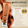 Keratherapy KeratinFixx 20-in-1 Leave-In Conditioning Treatment — a powerhouse formula that transforms your hair in a single step. Infused with keratin, caviar extract, and argan oil, this leave-in spray strengthens, nourishes, and protects every strand from roots to ends.