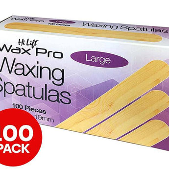 Hi Lift Wax Pro Waxing Spatulas 100 pieces - Australian Salon Discounters