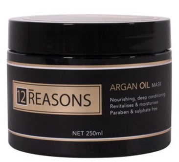 12Reasons Argan Oil Mask Treatment 250 ml - On Line Hair Depot