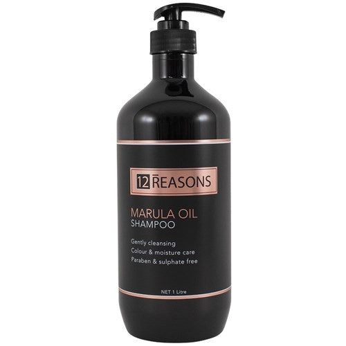 12Reasons Marula Oil Shampoo Smooth & Tame 1lt - On Line Hair Depot