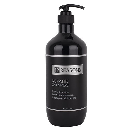 12Reasons Keratin Shampoo 1lt Cleanse and Strengthen - On Line Hair Depot