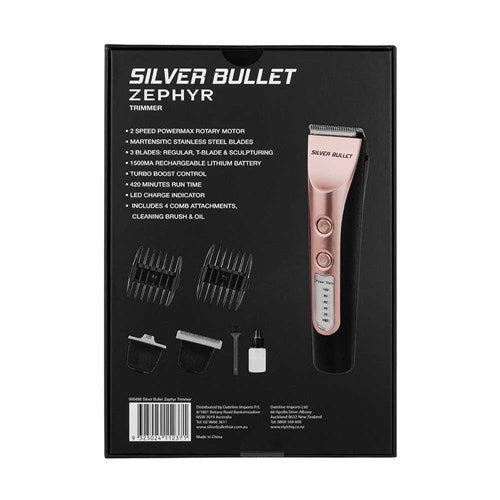 Silver Bullet Zephyr Hair Trimmer - On Line Hair Depot
