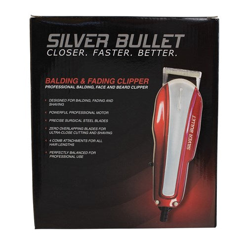 Silver Bullet Balding and Fading Hair Clipper - On Line Hair Depot