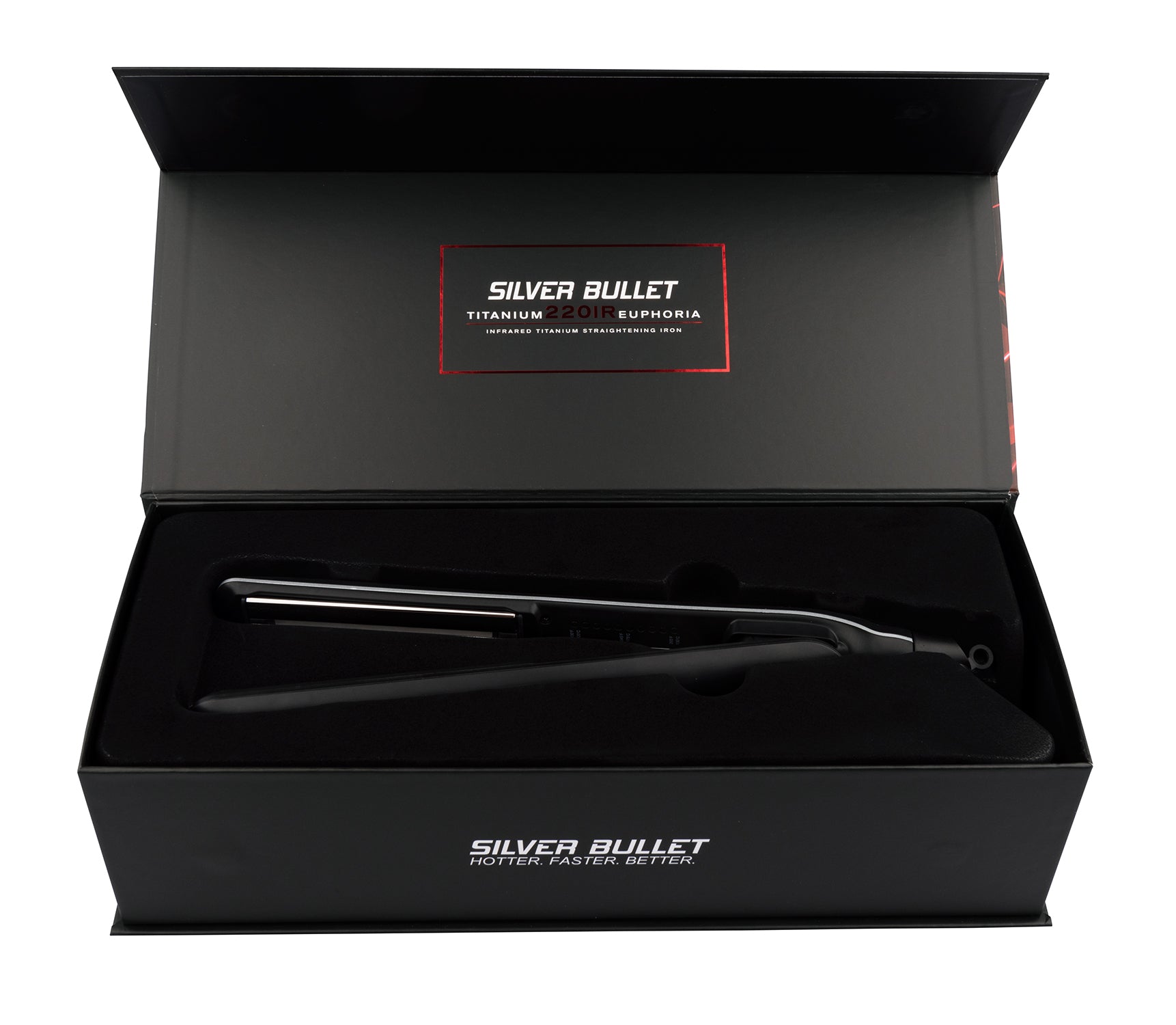 Silver Bullet Euphoria Infrared Hair Straightener Titanium 220 IR - 25mm - On Line Hair Depot