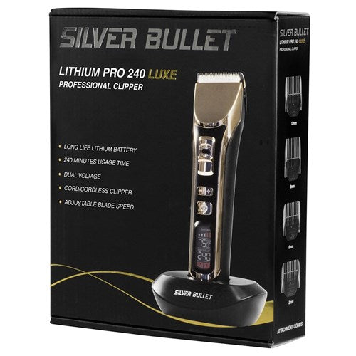 Silver Bullet Ceramic Pro 240 Luxe Hair Clipper - On Line Hair Depot