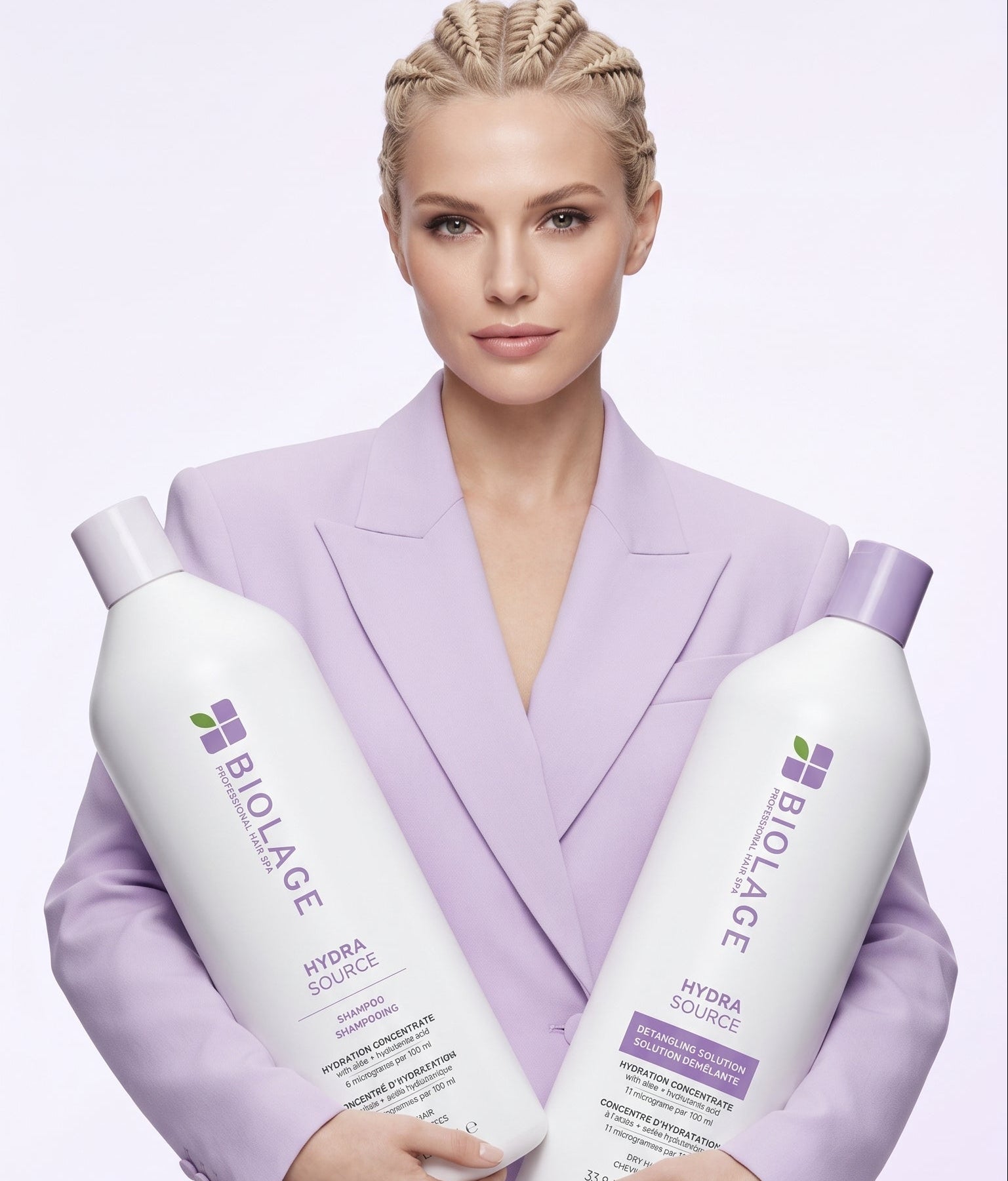 Biolage Hydrasource Shampoo & Detangling Solution Duo 1lt each