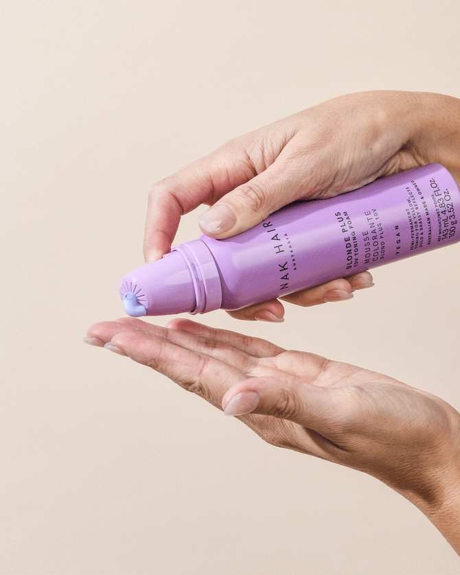 Nak Blonde Plus 10v Toning Foam 100 g - Australian Salon Discounters