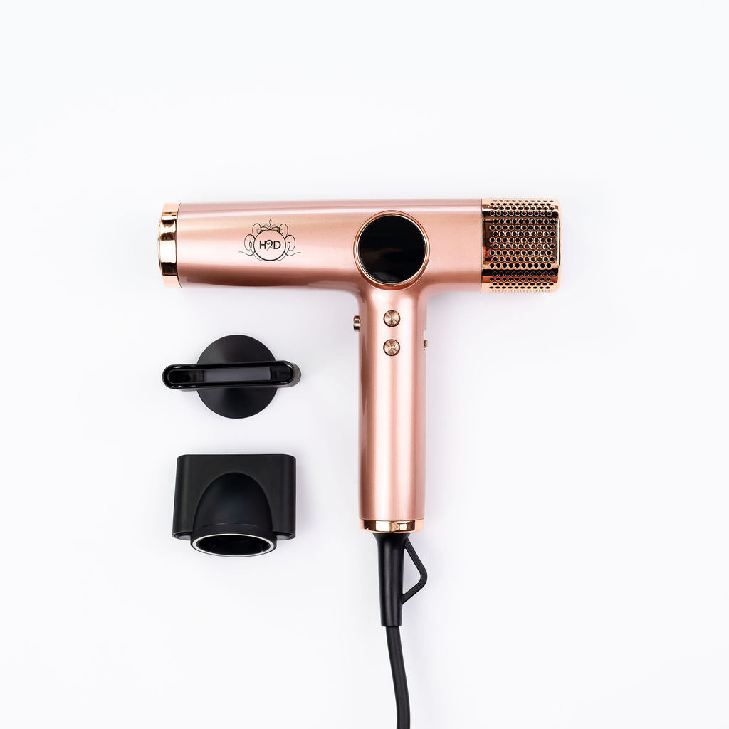 H2D Extreme Hairdryer Four In One Hair Dryer & Styler in Rose Gold - On Line Hair Depot