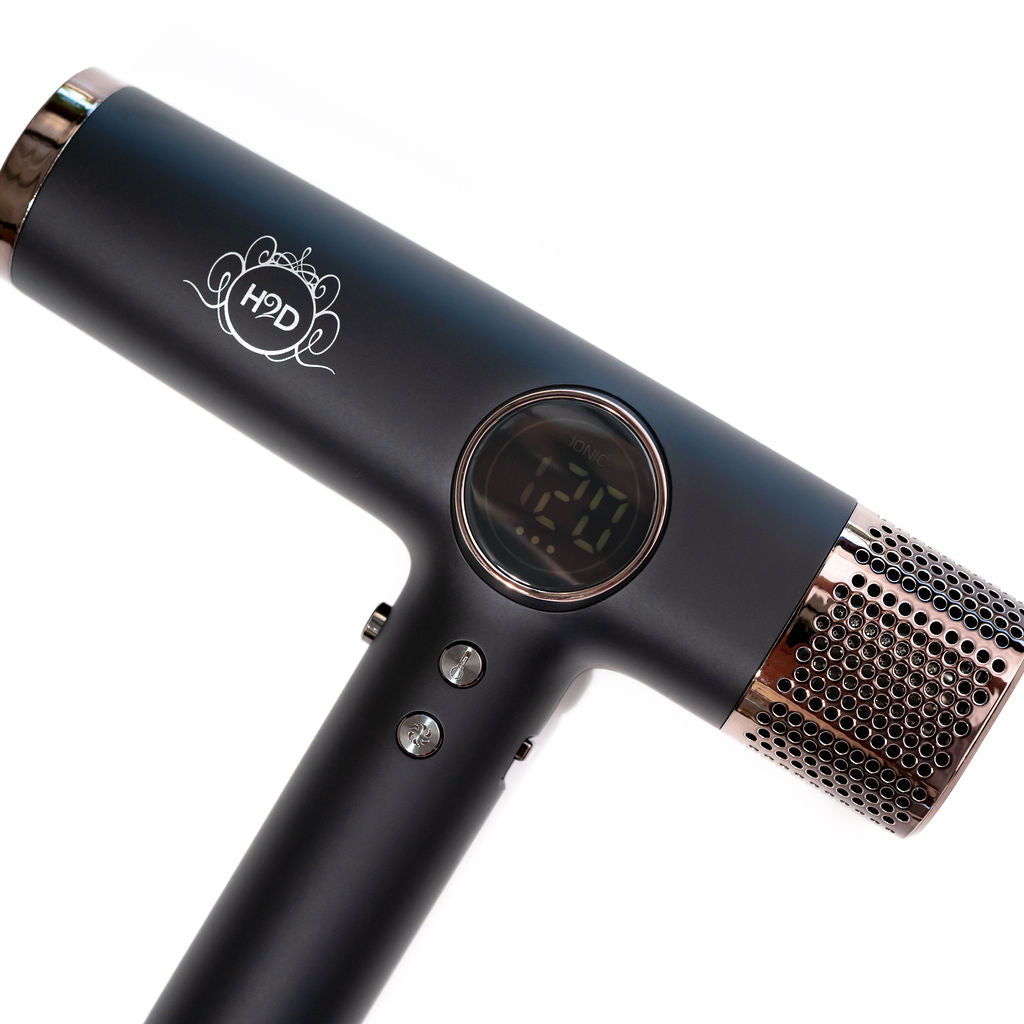 H2D Extreme Hairdryer Four In One Hair Dryer & Styler in Black - On Line Hair Depot