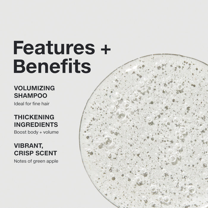 Give fine hair the lift it deserves. The Paul Mitchell Extra-Body  is a salon-favourite volumizing shampoo formulated to thicken, strengthen, and add brilliant shine to fine or limp hair.