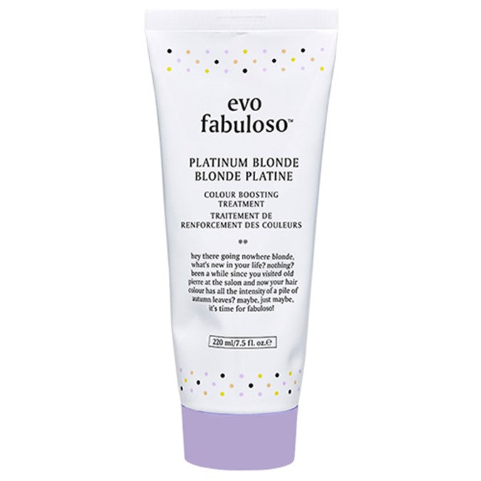 Evo Fabuloso Platinum Blonde Colour Boosting Treatment Intensifying Conditioner 220ml by Evo - On Line Hair Depot