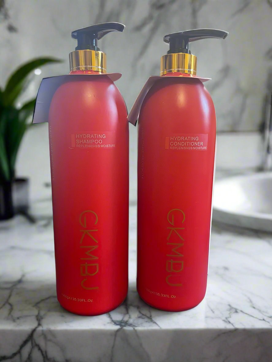 GKMBJ Hydrating Shampoo & Conditioner 1lt each Replenishes  Moisture - On Line Hair Depot
