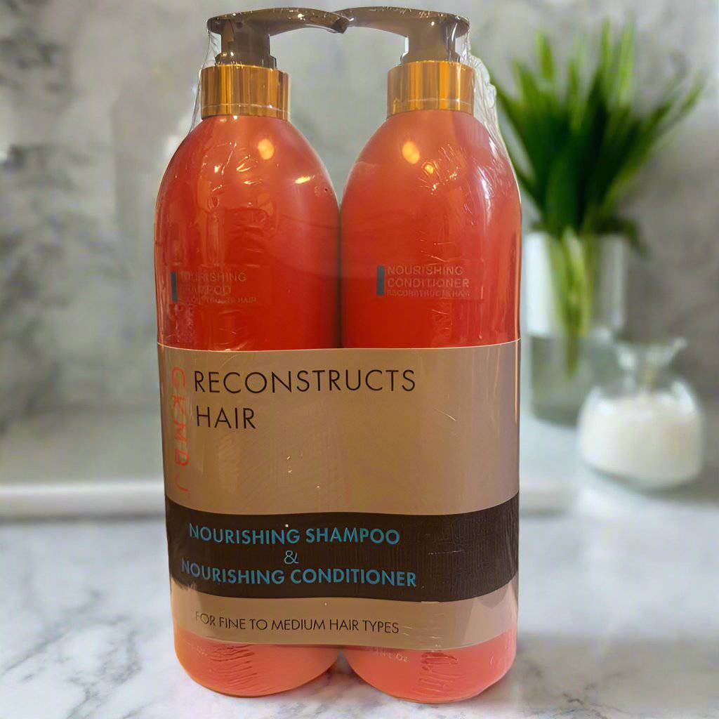 GKMBJ Nourishing Shampoo & Conditioner 1lt each Soothing &  Moistuizing DUO - Australian Salon Discounters