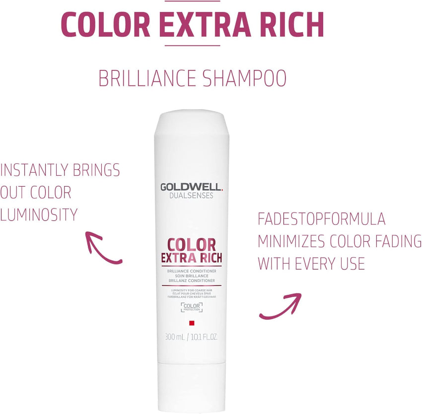 Goldwell Color Extra Rich Brilliance Shampoo & Conditioner Duo 1lts