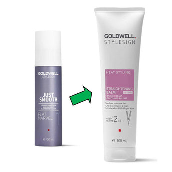 Goldwell StyleSign Heat Styling Straightening Balm 100 ml previouslt Flat Marvel - Australian Salon Discounters