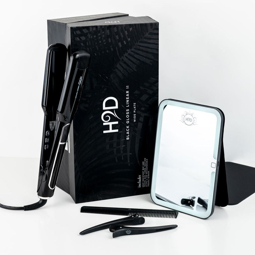 H2D Black Wide Plate Straightener Linear II 2025 Model
