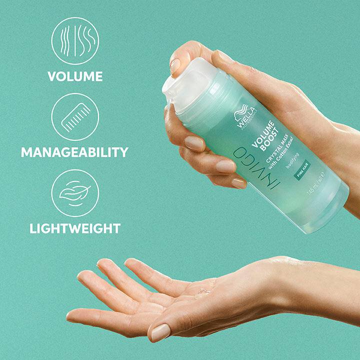 Wella Invigo Volume Boost Mask Cyrstal Mask for fine hair 145ml - Australian Salon Discounters