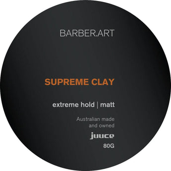 Juuce Barber Art Supreme Clay 80g - Australian Salon Discounters