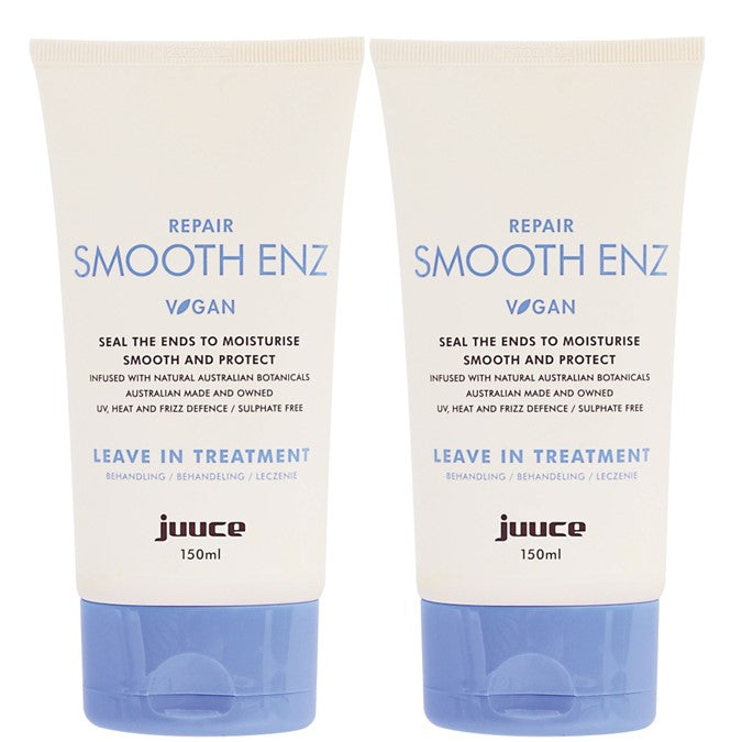 Juuce Smooth enz seal the ends to moisturise Smooth Protect 150ml x 2 - On Line Hair Depot