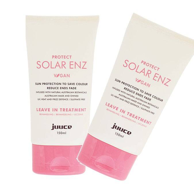 Juuce Solar enz Sun Protect Save Colour Shine Reduces ends Fade 150ml x 2 - Australian Salon Discounters