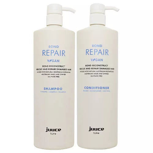 Juuce Bond Repair Shampoo and Conditioner - Bond Reconstruct, Repair Damaged Hair 1000ml Duo - On Line Hair Depot
