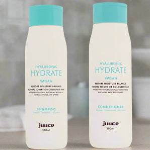 Juuce Hyaluronic Hydrate Shampoo and Conditioner 300ml Duo . - On Line Hair Depot