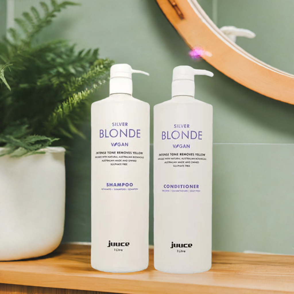 Juuce Silver Blonde Shampoo and Conditioner