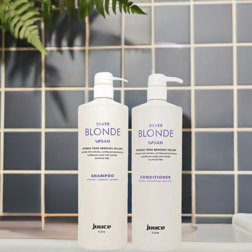 Juuce Silver Blonde Shampoo and Conditioner