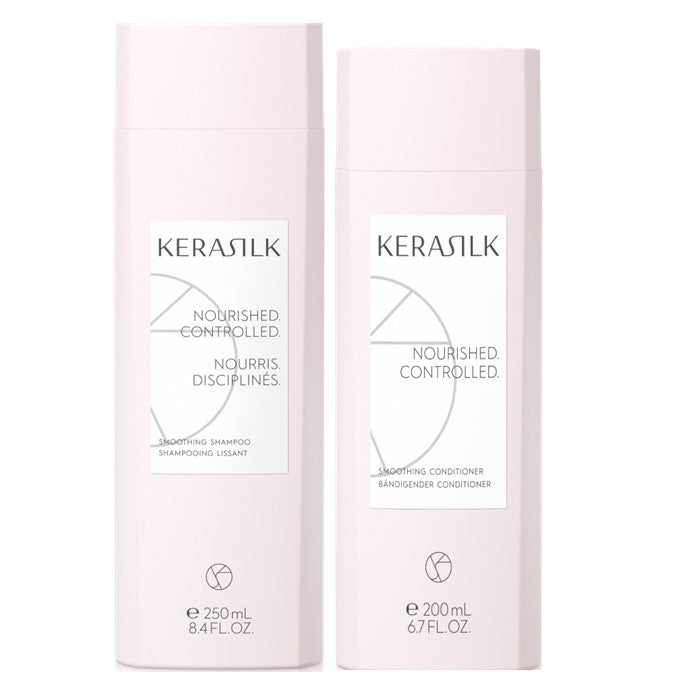 Kerasilk Nourished Controlled Smoothing Shampoo & Conditioner - On Line Hair Depot