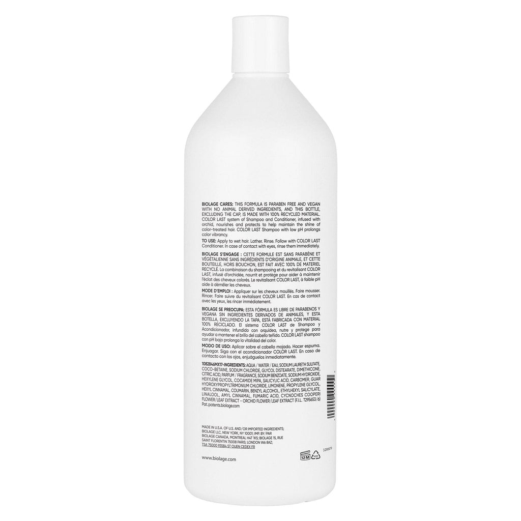 Biolage ColorLast Shampoo 1lt - Australian Salon Discounters