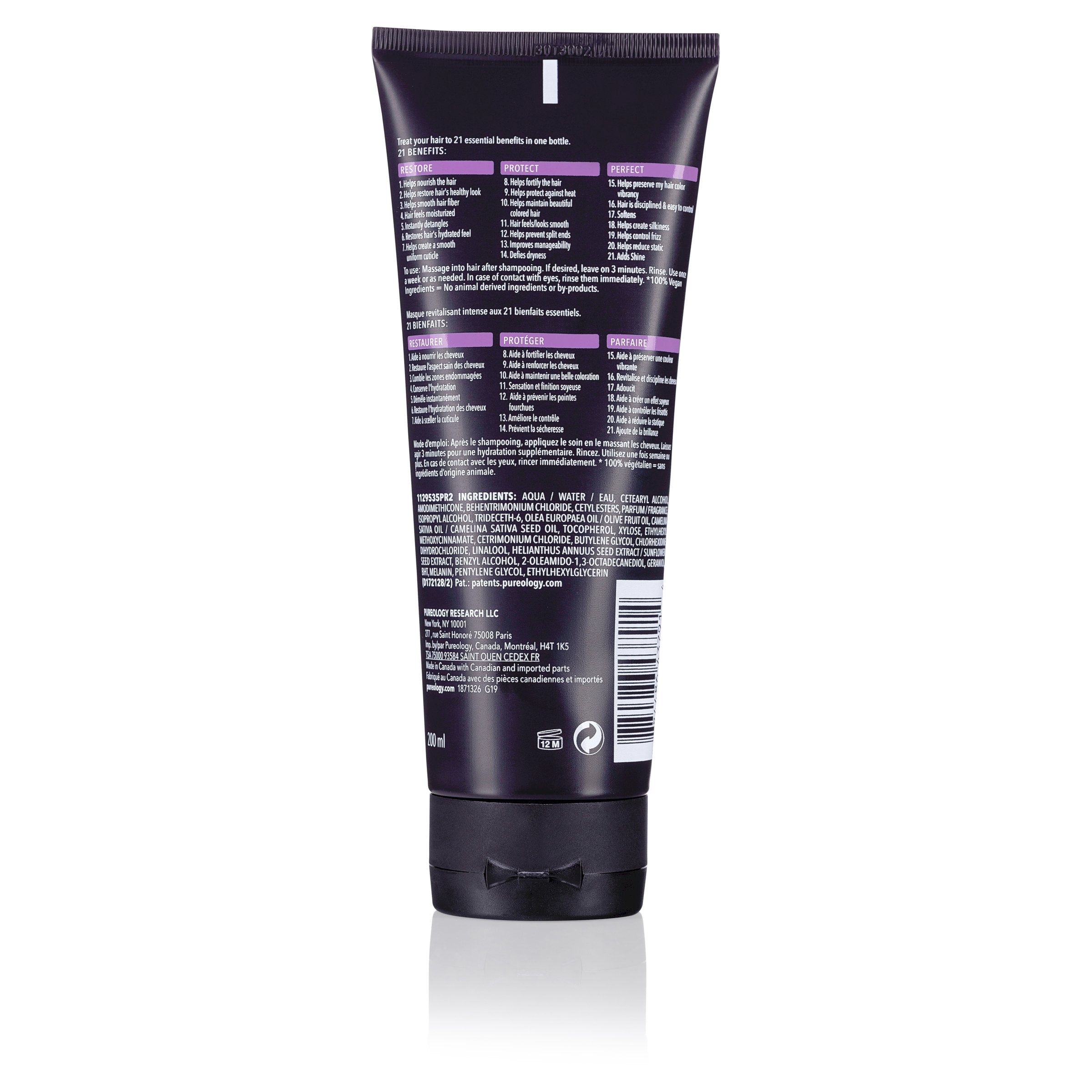Pureology Colour Fanatic Multi Tasking Deep Conditioning Mask 200 ml 21 Benefits - On Line Hair Depot