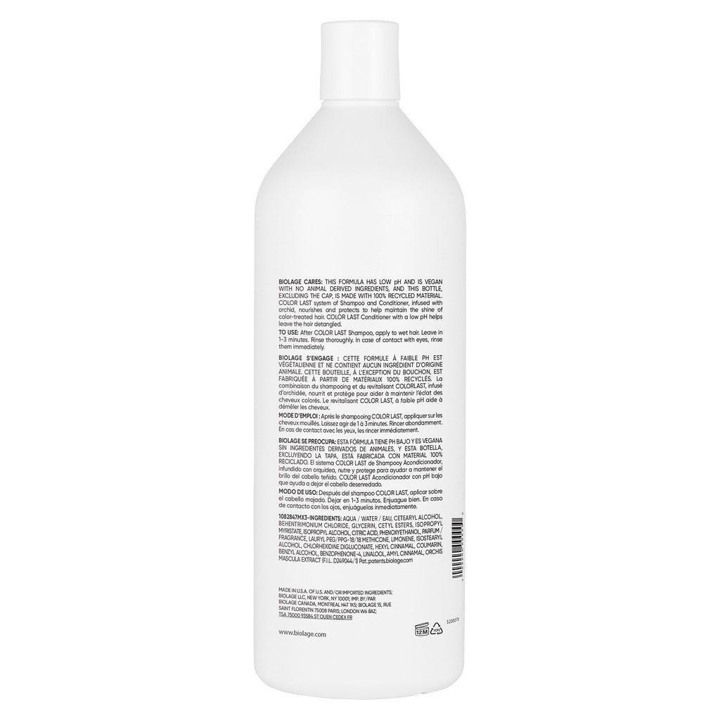 Biolage Color Last Conditioner with Orchid Flower Extract 1lt - On Line Hair Depot
