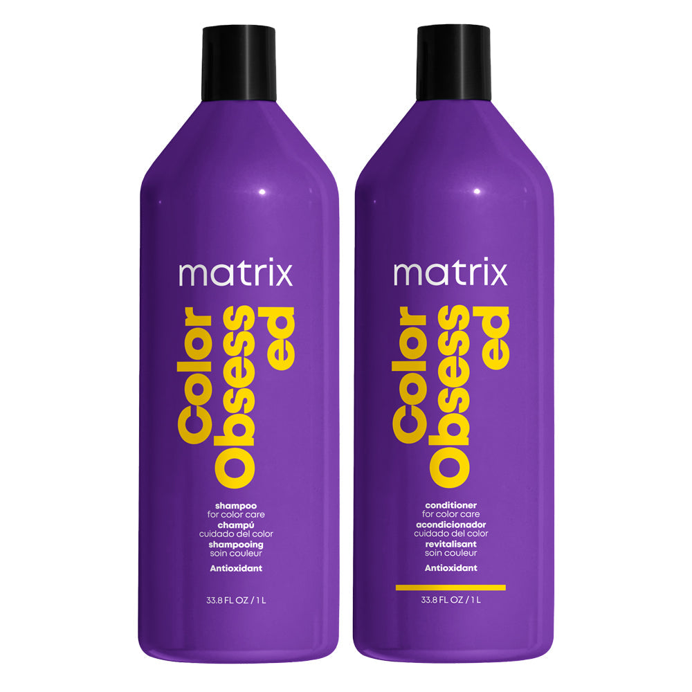 Matrix Total Results Color Obsessed Shampoo and Conditioner 1 Litre DUO - Australian Salon Discounters