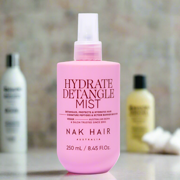 NAK Signature Hydrate Detangle Mist detangles protects and Hydrates - On Line Hair Depot