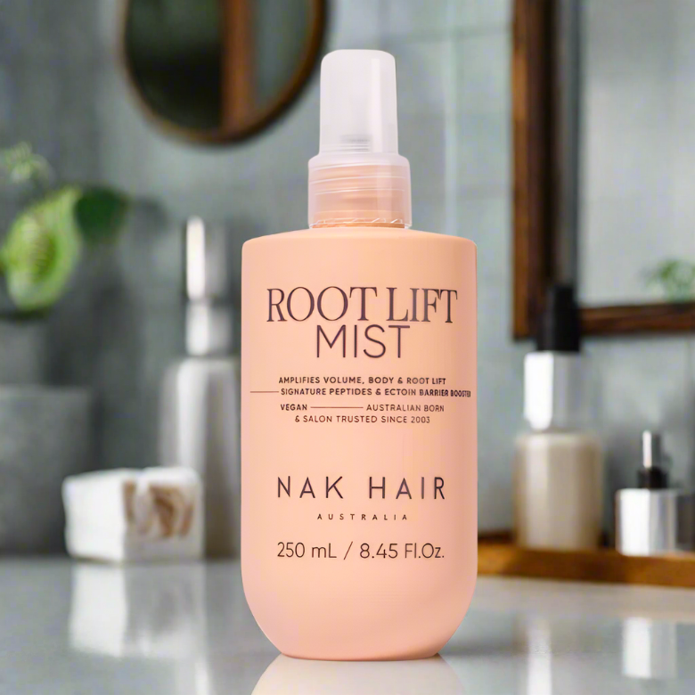 Nak Signature Root Lift mist Amplifies Volume body and bounce in all hair texture - On Line Hair Depot