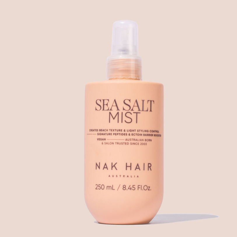Nak Signature Sea Salt mist Creates Beach Texture and Light Styling Control - On Line Hair Depot