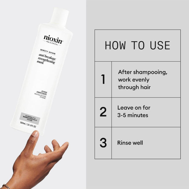 Nioxin Density Defend Anti-breakage Strengthening Mask 500ml - On Line Hair Depot