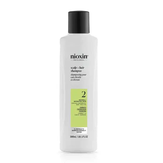 Nioxin System 2 Full Size Kit for Natural Hair with Progressed Thinning - On Line Hair Depot