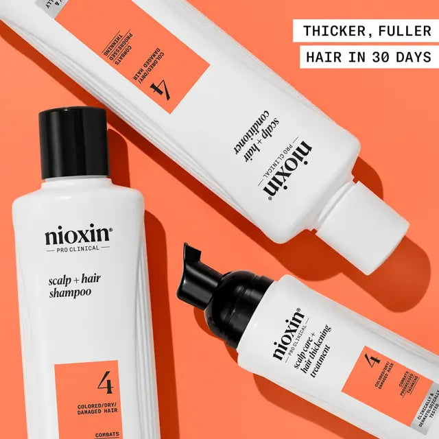 Nioxin System 4 Starter Kit for colored hair with progressed thinning - On Line Hair Depot