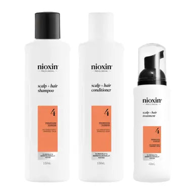 Nioxin System 4 Starter Kit for colored hair with progressed thinning - On Line Hair Depot