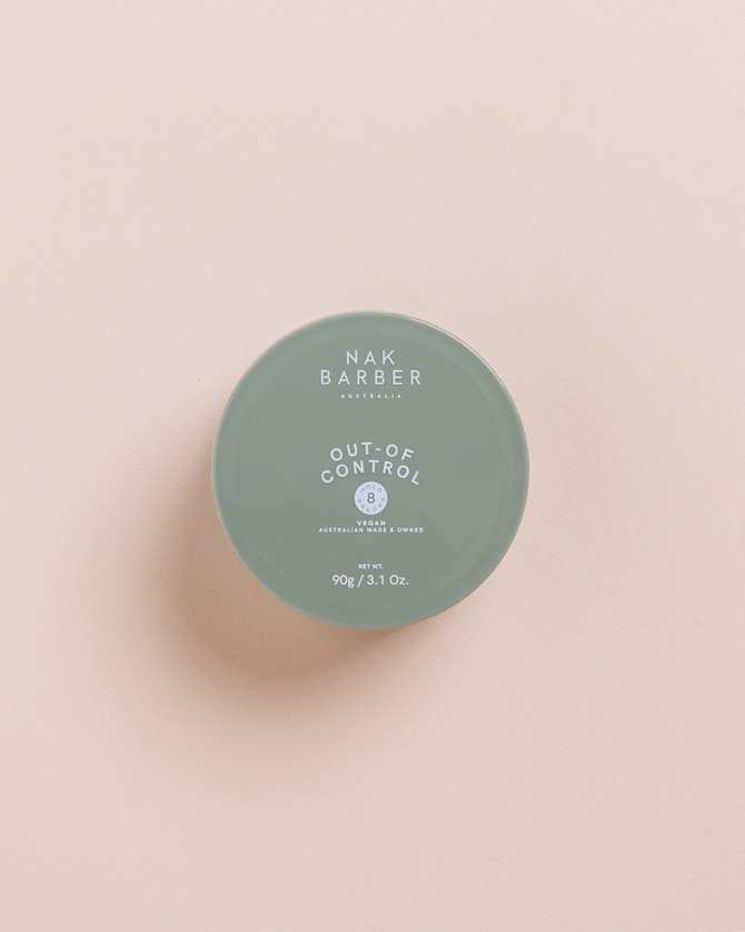 Nak Barber Out Of Control is a Matt Clay with Firm hold 90g - Australian Salon Discounters