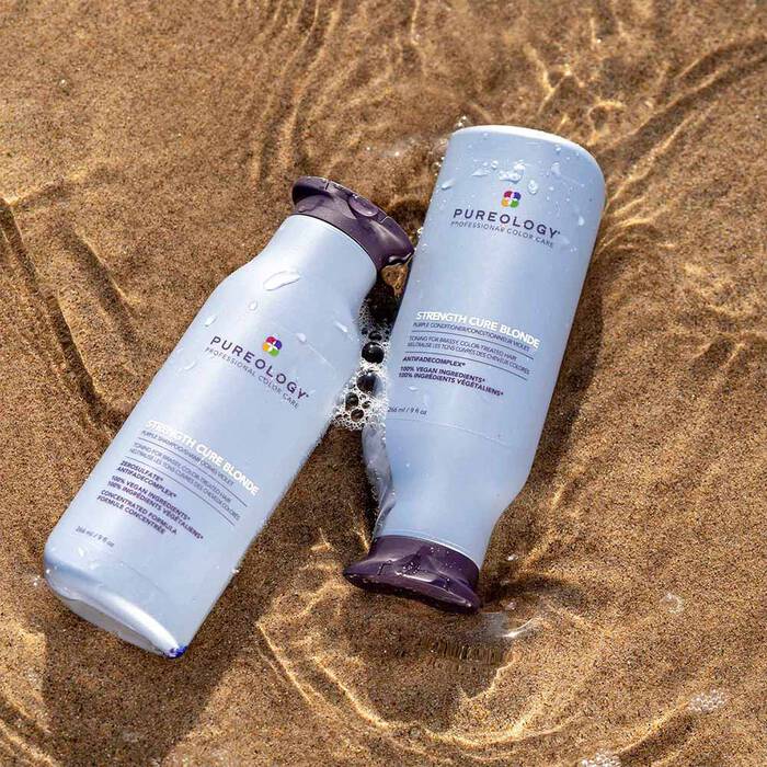 Pureology Strength Cure Blonde Shampoo and Conditioner 250ml Duo - On Line Hair Depot