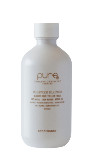 Pure Forever Blonde Reduces Gold/Yellow Tones Conditioner 300ml - On Line Hair Depot