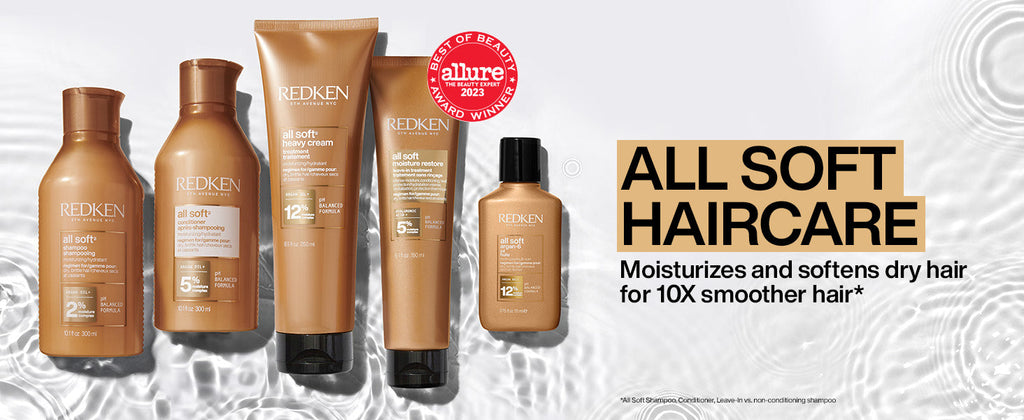 Redken All Soft Shampoo & Conditioner 300ml Duo Hair in Need of Moisture - On Line Hair Depot