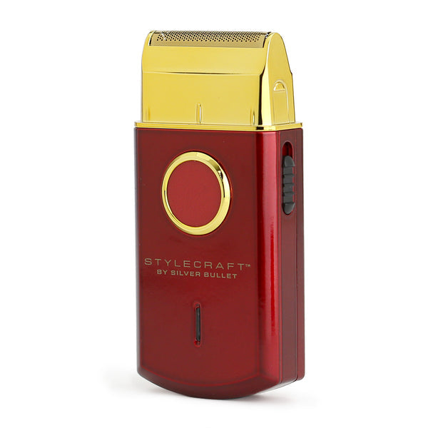 Stylecraft by Silver Bullet UNO Professional Single Foil Shaver Red - On Line Hair Depot