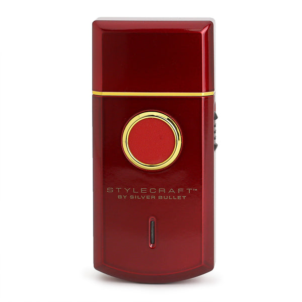 Stylecraft by Silver Bullet UNO Professional Single Foil Shaver Red - On Line Hair Depot