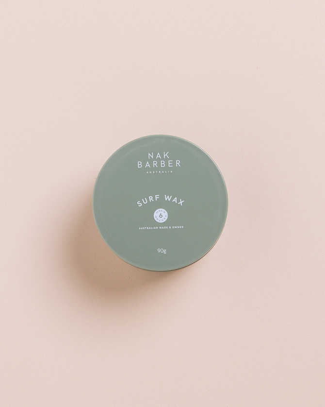 Nak Barber Surf Wax Matt Wax Medium hold 90g - Australian Salon Discounters