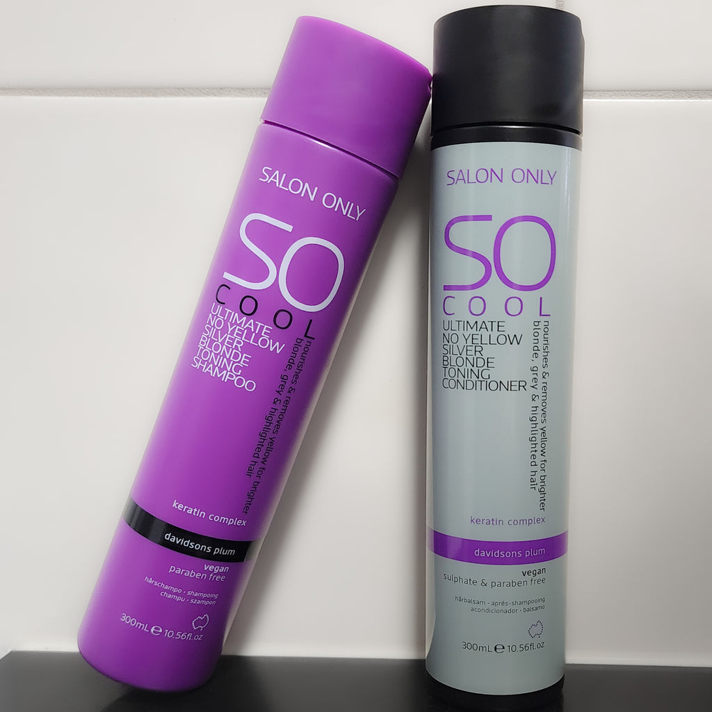 Salon Only SO Cool Shampoo and Conditioner Duo Pack The ultimate silver blonde toning range - Australian Salon Discounters