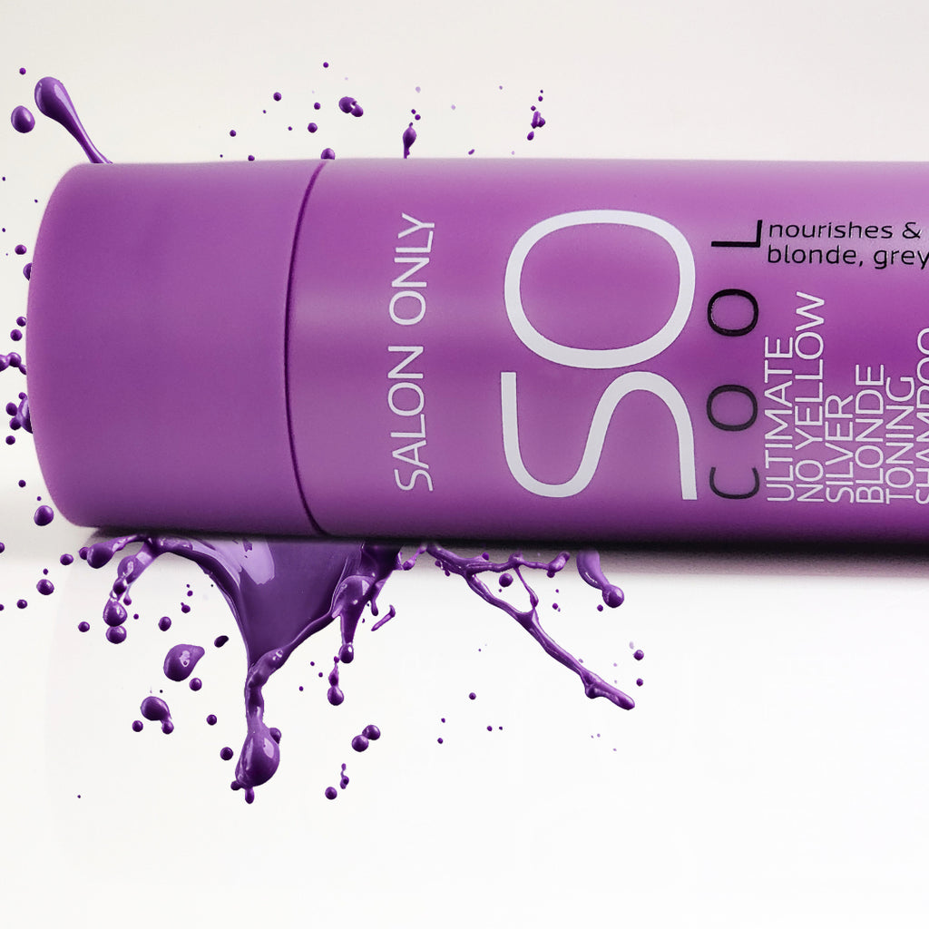 Salon Only SO Cool Ultimate Silver Blonde Toning Shampoo 300ml Paraben Free & Vegan - Australian Salon Discounters
