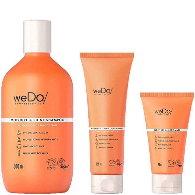 weDo Professional Moisture & Shine Cleanser Shampoo Conditioner & Mask - Australian Salon Discounters
